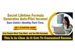 Secret Lifestyle Formula Generates Auto Pilot Income