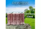 cow dung cakes used for