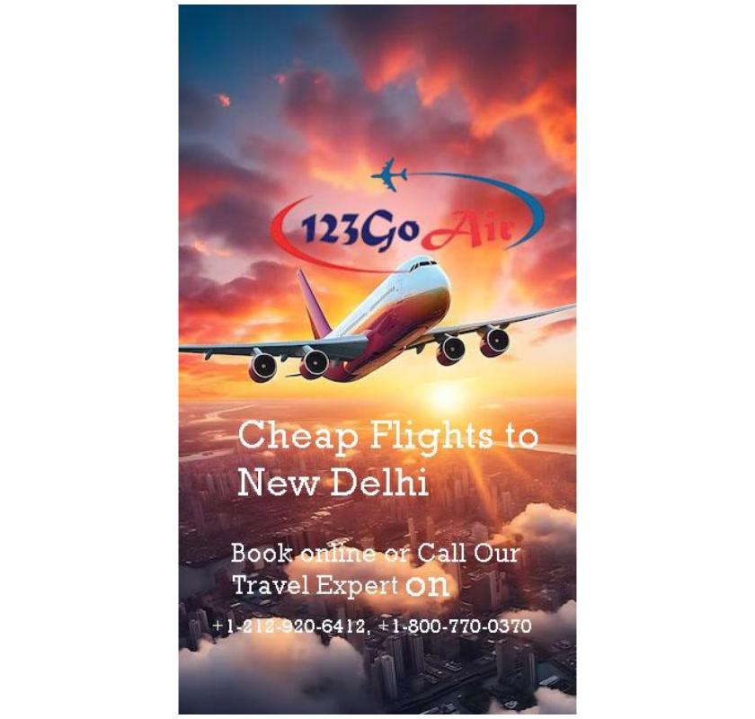 Cheap Flights to New Delhi with 123GoAir