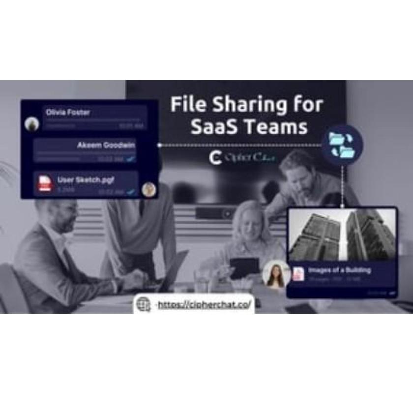 Effortless File Sharing for SaaS Teams – Cipher Chat Features