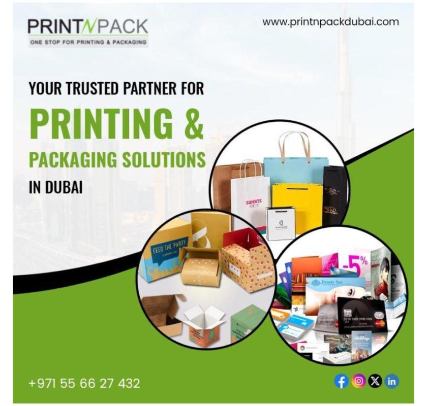 Expert Package Printing Services in Dubai