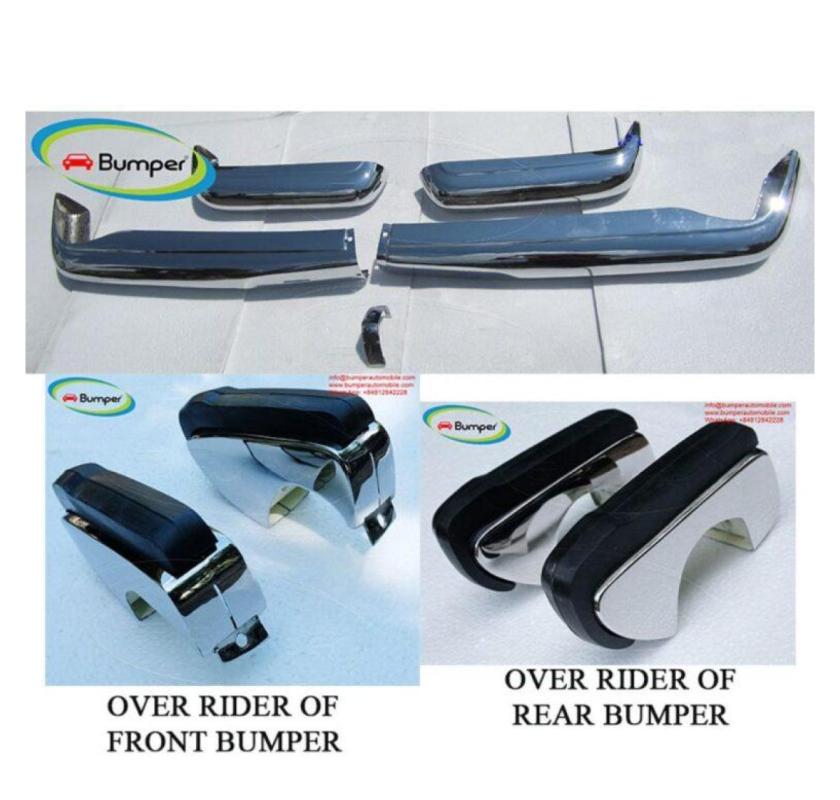 Mercedes Pagode W113 bumpers with over riders