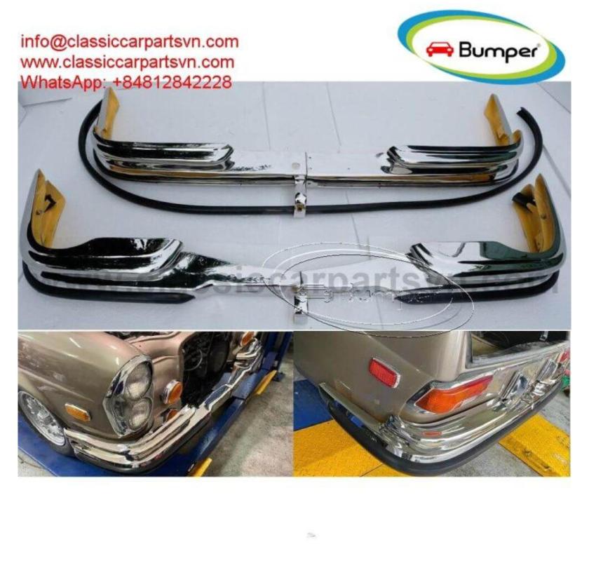 Mercedes W111 W112 280SE Coupe Cabriolet bumpers