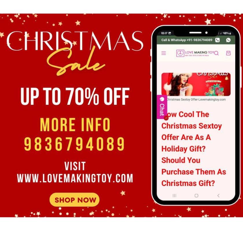 Exclusive Christmas Sextoy Offer Upto 70% off for Couples Call 9836794089