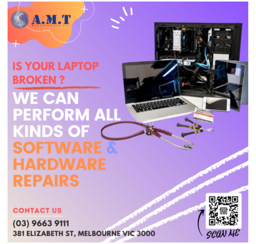 Laptop Repair Service Melbourne | AMT Electronics