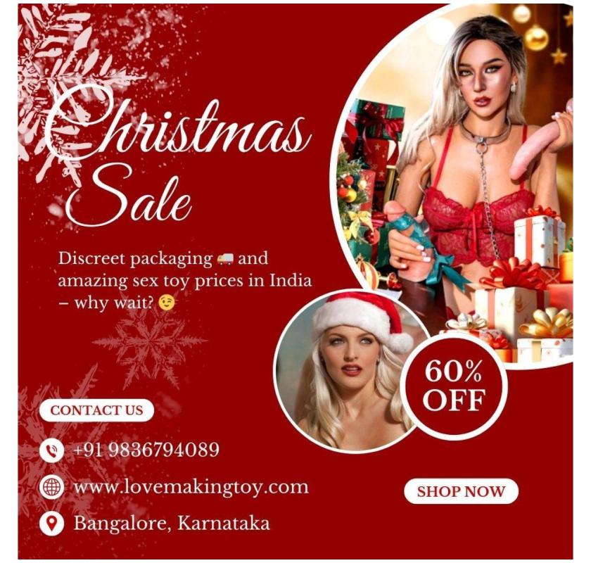 Grab Christmas Deals Upto 60% Off on Sex Toys in India Call 9836794089