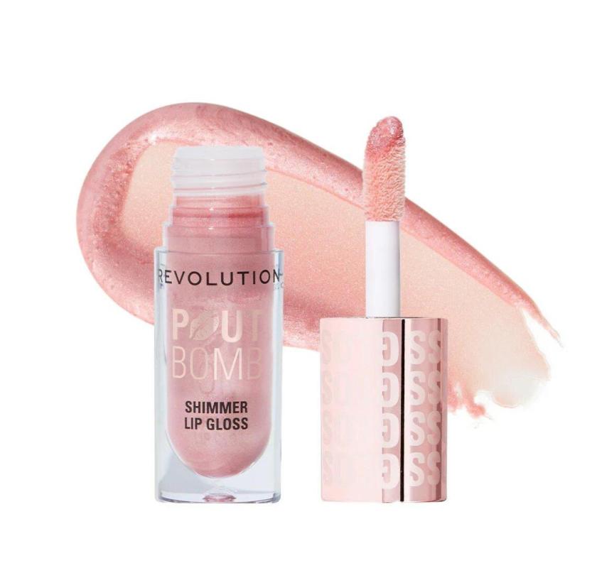 Buy Makeup Revolution Pout Bomb Shimmer Gloss Online - HOK Makeup