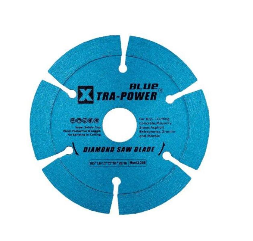 Xtra Power Blue 5-Inch 9-SEG Diamond Saw Blade