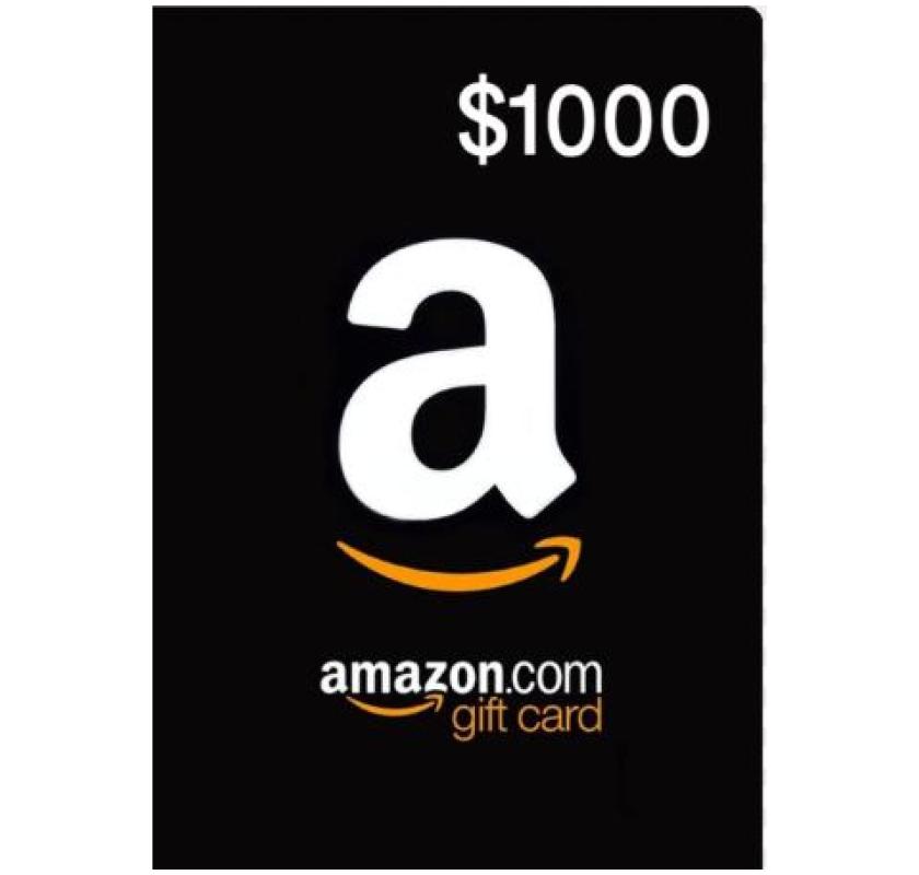 $1000 Amazon Gift Card