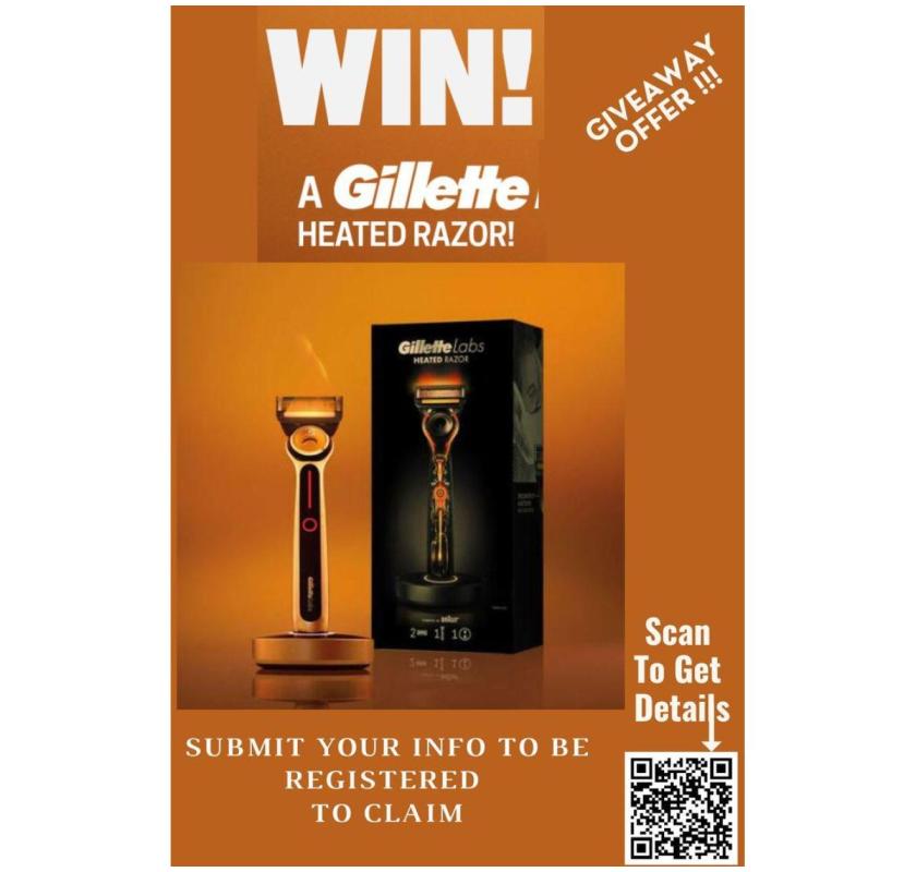 Claim Your $100 Gillette Heated Razor