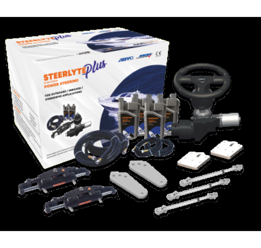 Power-Assisted Steering System by Steerlyte Plus | Quad Outboards