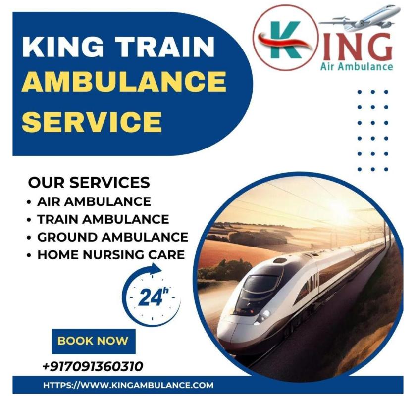 Book the Best King Train Ambulance Service in Jamshedpur with Top-Level Medical Team and Facilities