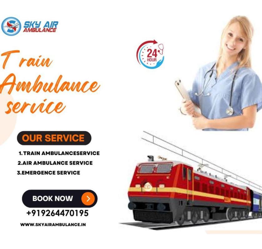 Sky Train Ambulance in Guwahati Provides Top-level Medical Care in Trains