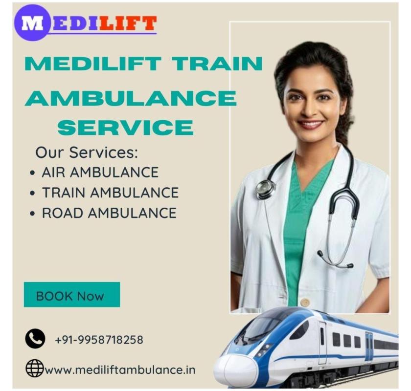 Medilift Train Ambulance of Jamshedpur Saves Time during Relocation Mission