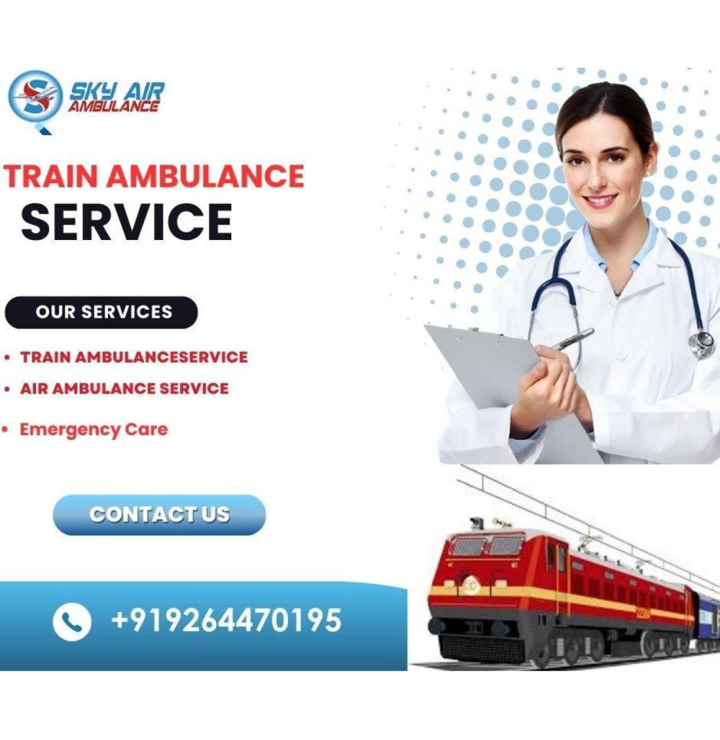 Sky brought a hospital like atmosphere inside the train ambulance in Ranchi