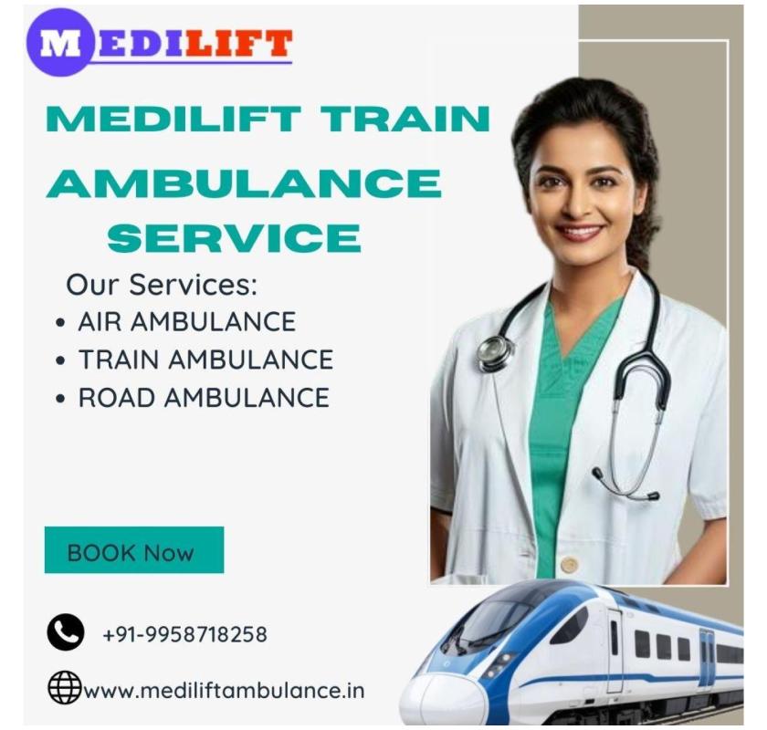 Advanced Healthcare Technology can be obtained via Medilift Train Ambulance Service in Dibrugarh