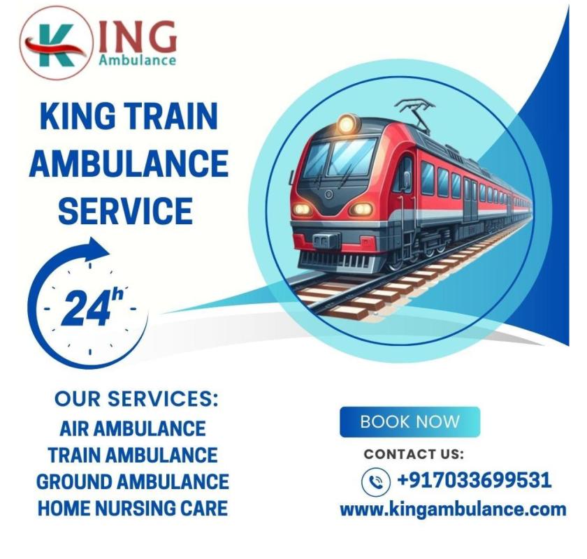 Book Hygienic King Train Ambulance Service in Ranchi