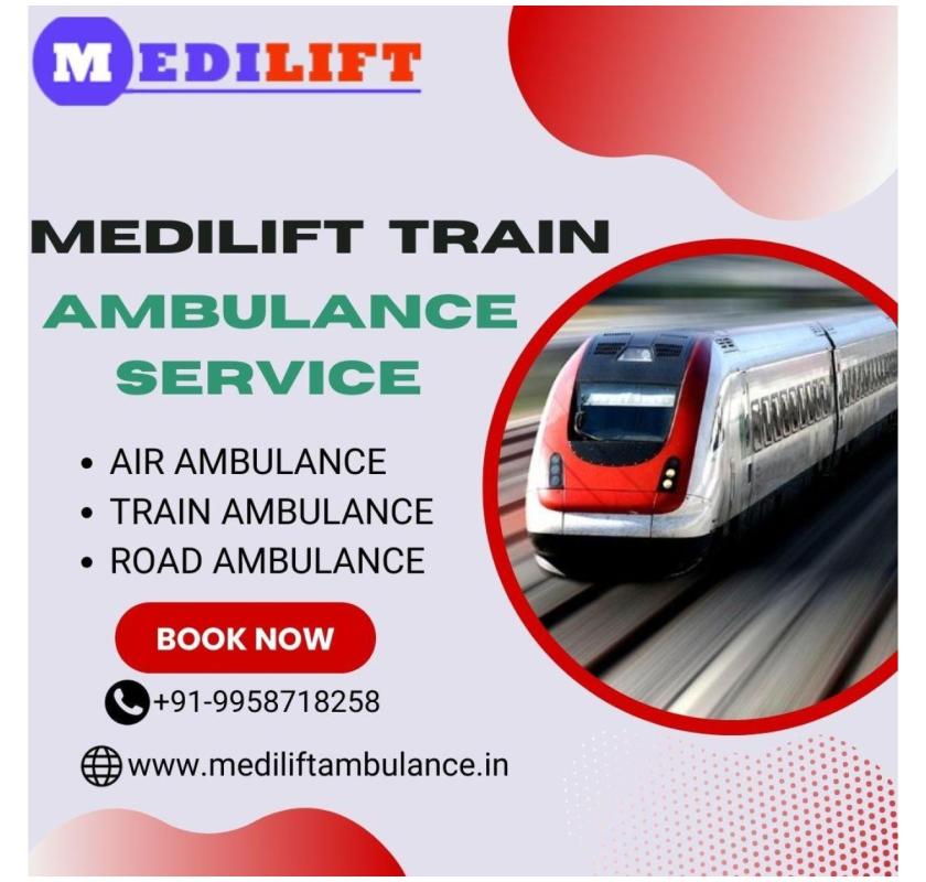 Avail Medilift Train Ambulance Service in Lucknow for High-Quality services