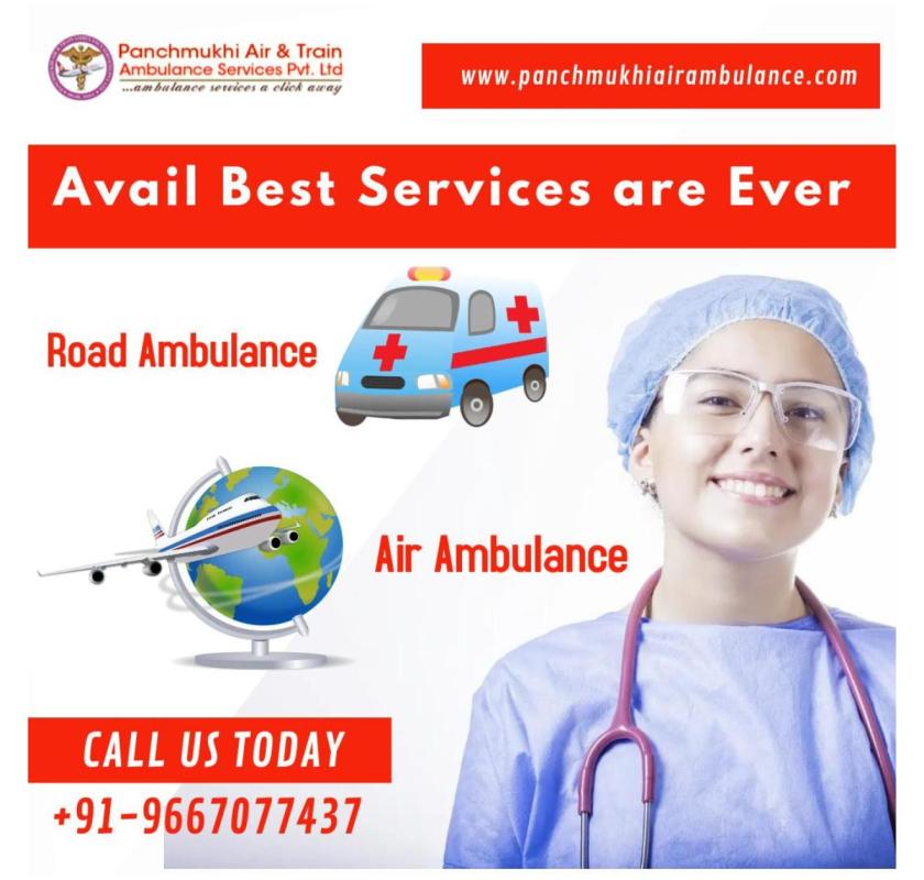 Use ICU Setup Medical Air and Train Ambulance Services in Dehradun by Panchmukhi