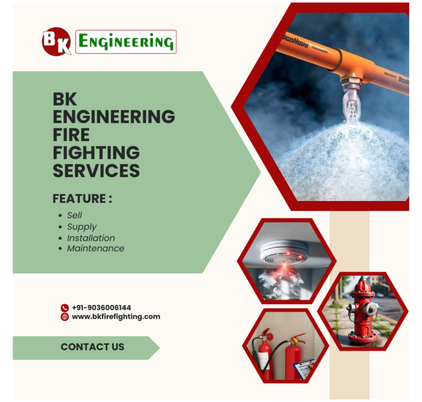 Expert Fire Fighting Services in Kanpur – BK Engineering