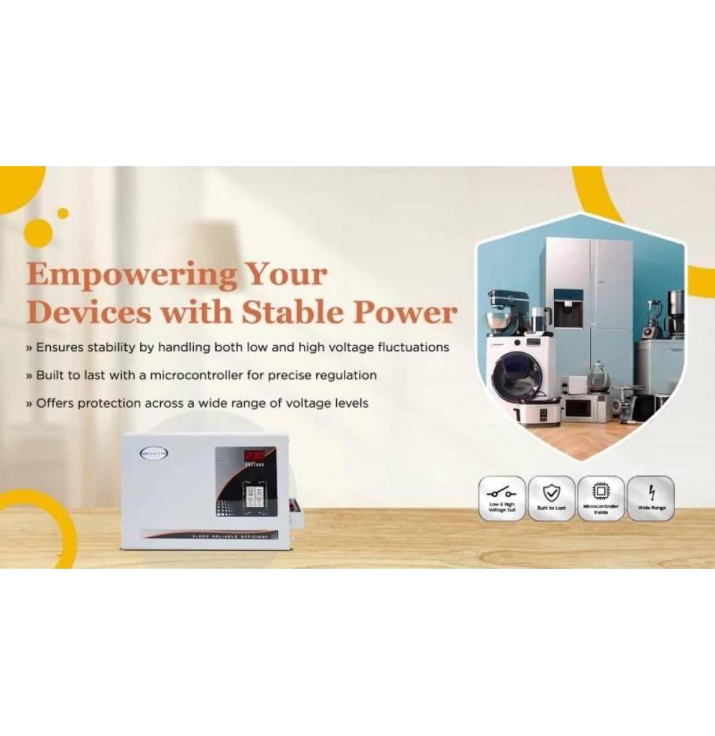 Top 10 Servo Voltage Stabilizer for Home Appliances in India
