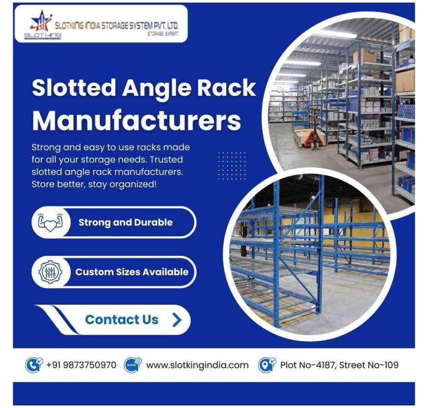 Slotted Angle Rack Manufacturers