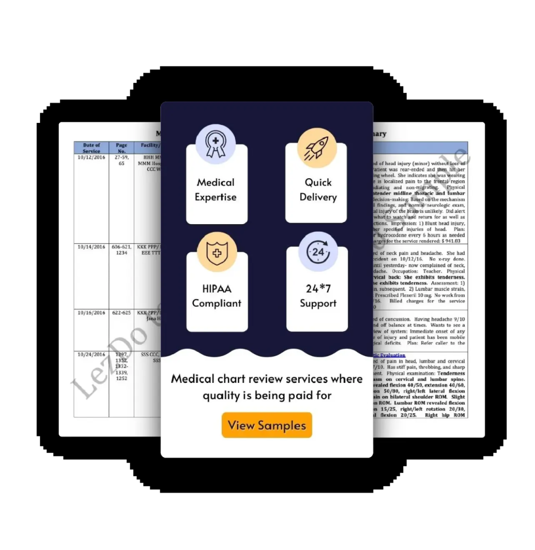  Medical Record Chronology