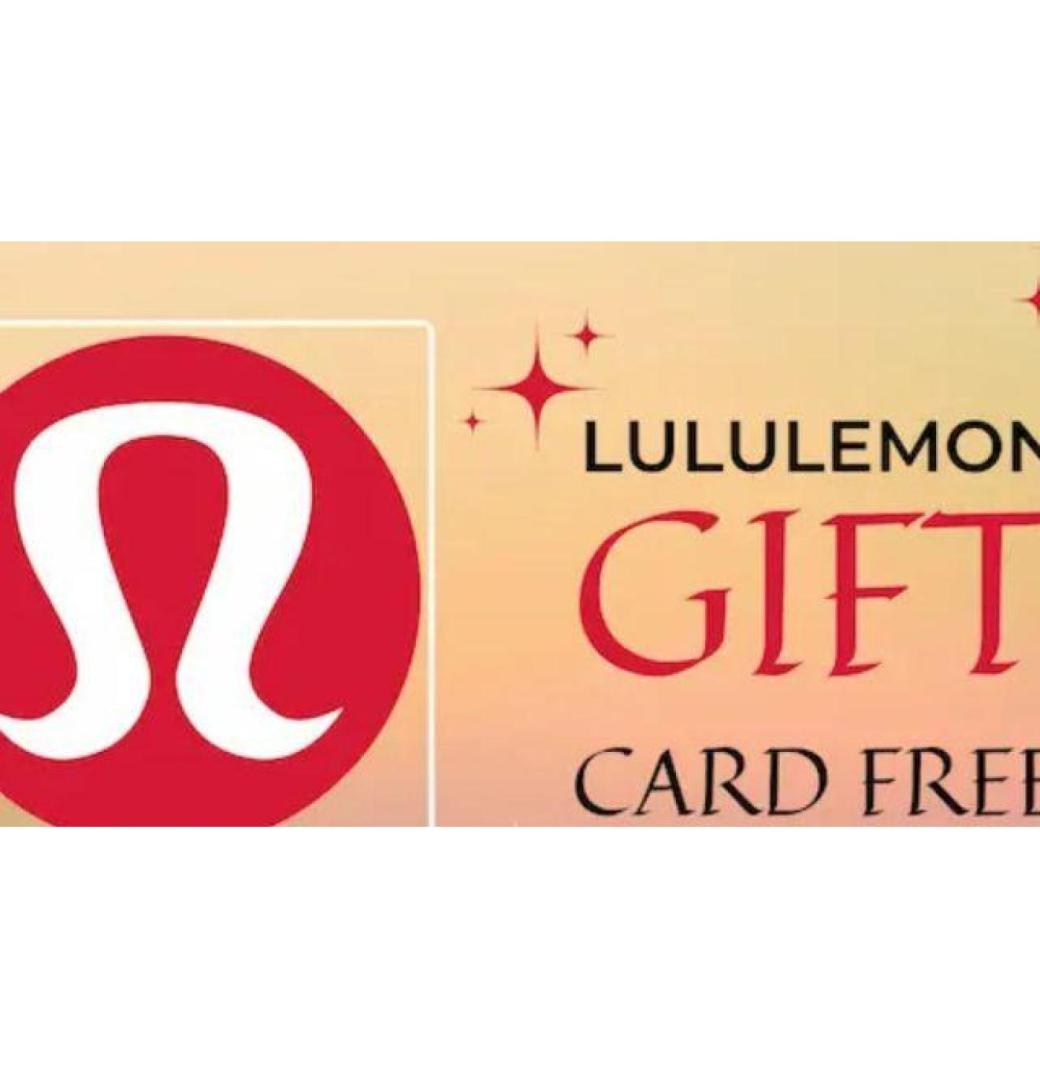 Lululemon free giftcards
