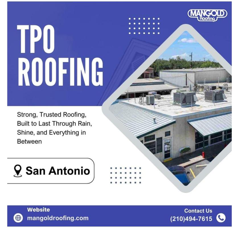TPO Roofing in San Antonio