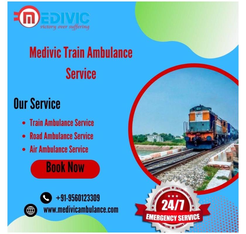  Medivic offers Skilled Personnel for their Train Ambulance Services in Bhopal