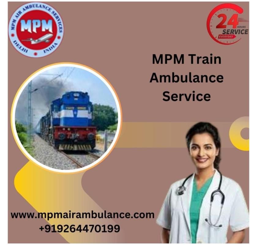 Train Ambulance Services in Siliguri is the Best option for long-distance transfers.