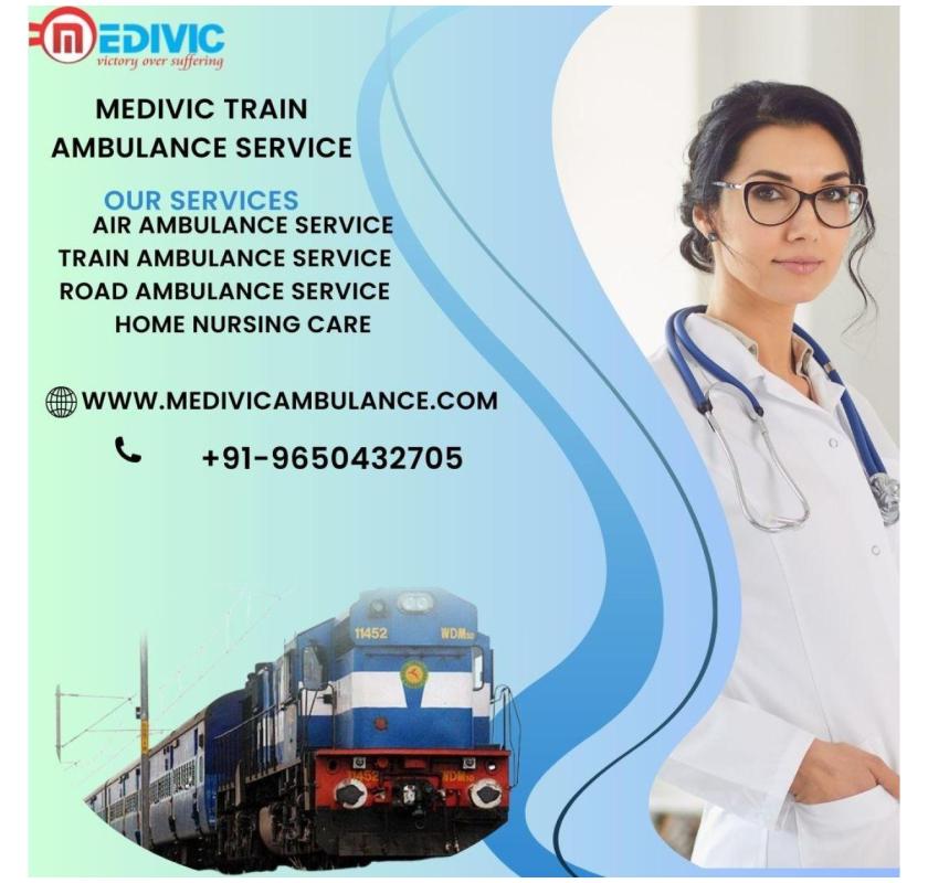  Medivic Train Ambulance Keeps a Close Watch on Patients' Health in Varanasi