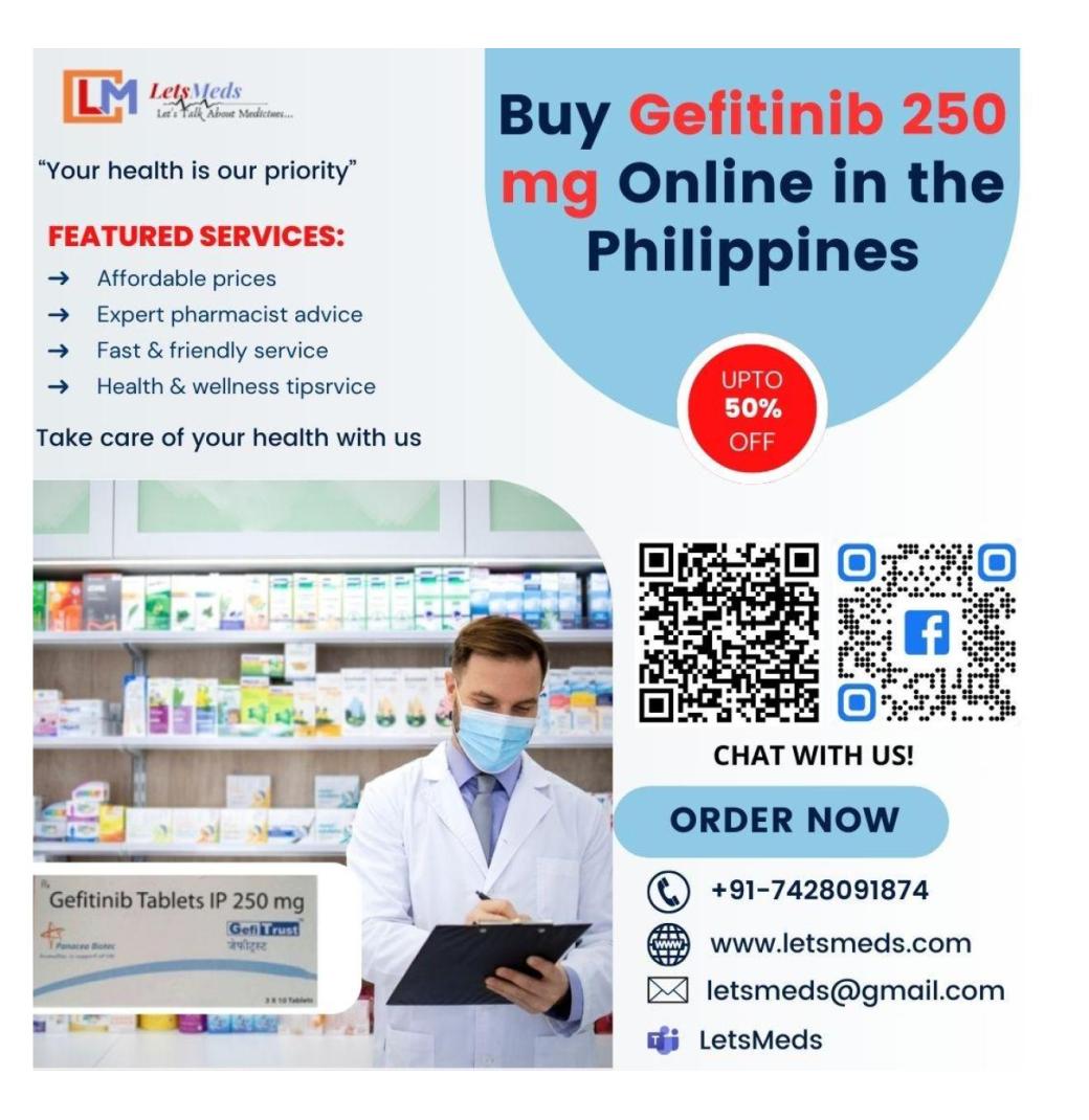 Buy Gefitinib 250 mg Online in the Philippines