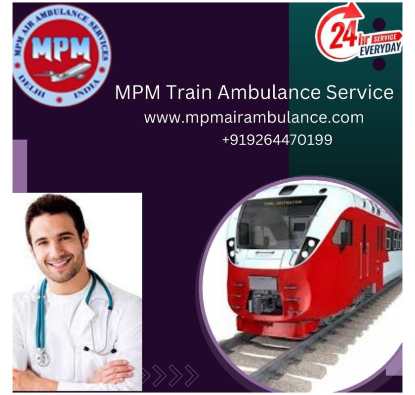 MPM Train Ambulance Service in Raipur runs with the right qualified staff to help.