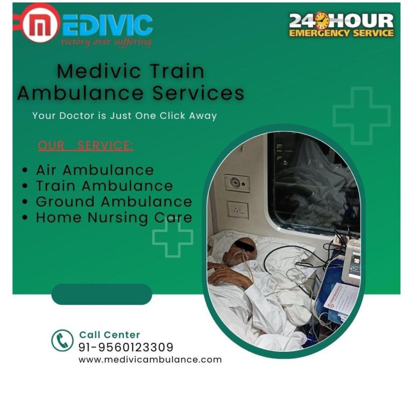 Patients in Bangalore were carefully taken care of by the Medivic Train Ambulance
