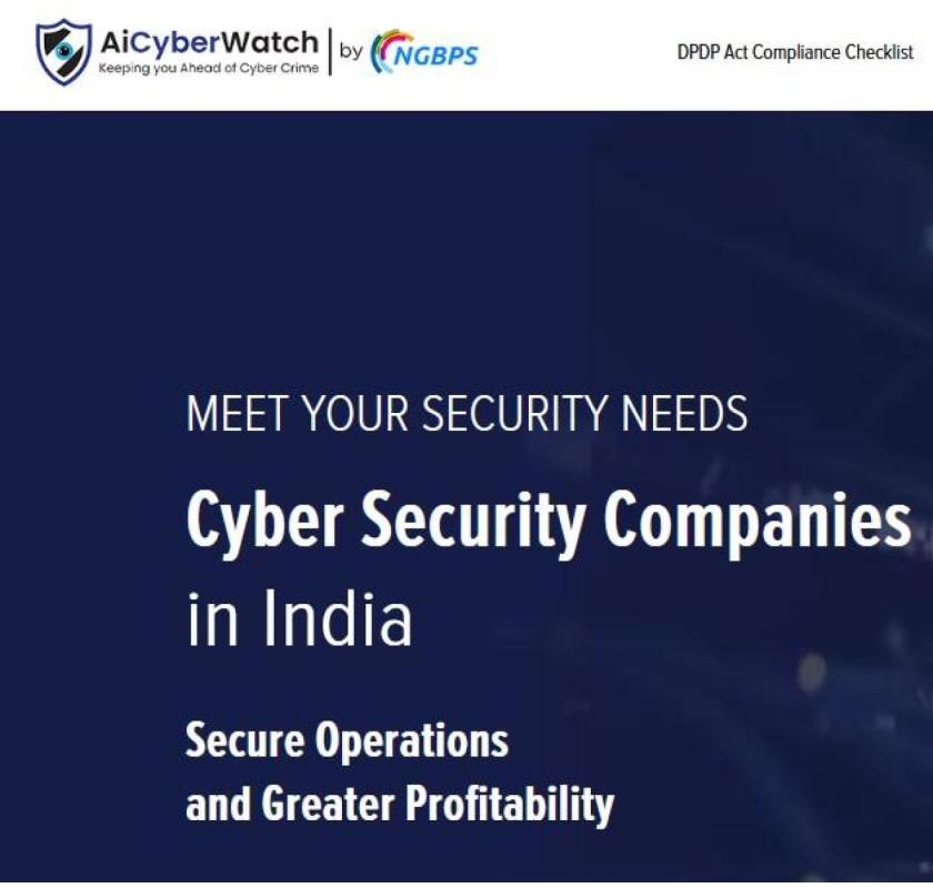 AiCyberWatch - The Best Cyber Security Companies in India