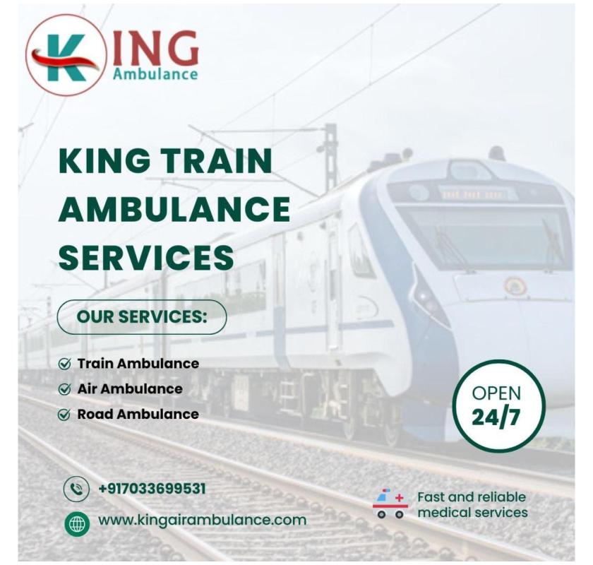 King Train Ambulance in Ranchi simplifies the patient transfer process