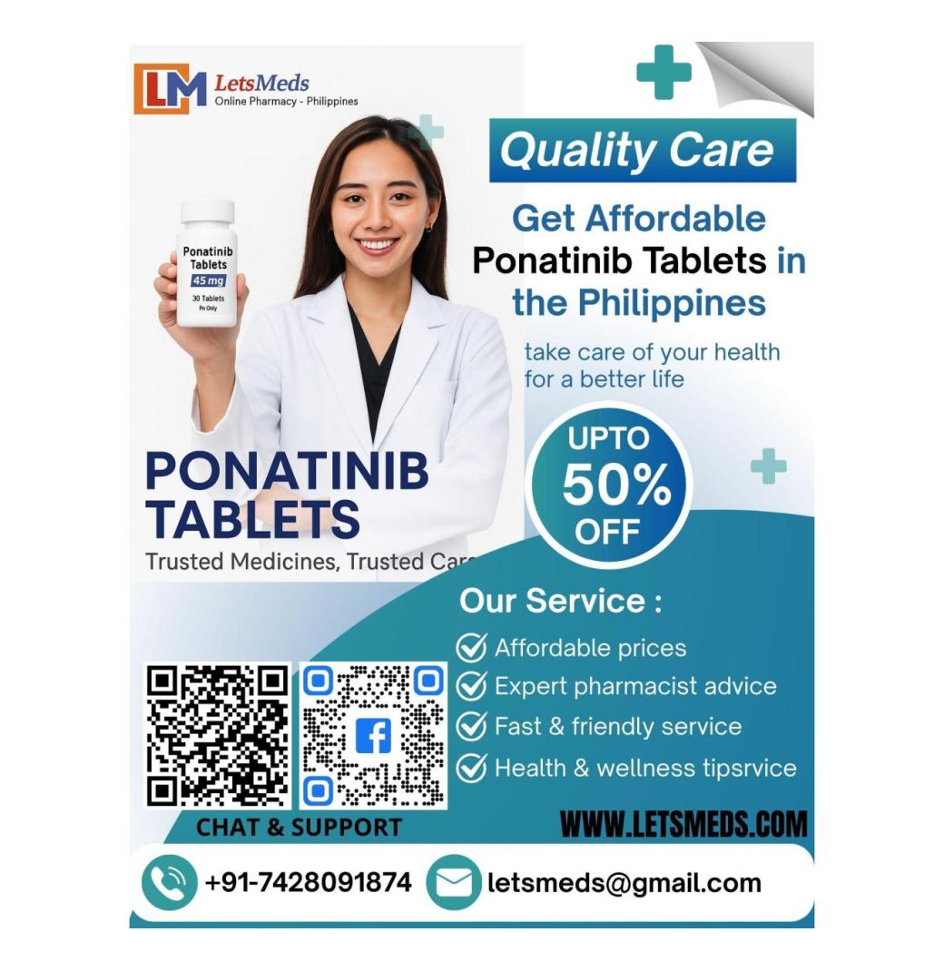 Get Affordable Ponatinib Tablets in the Philippines