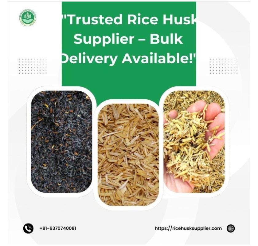Trusted Rice Husk Supplier – Bulk Delivery Available!"