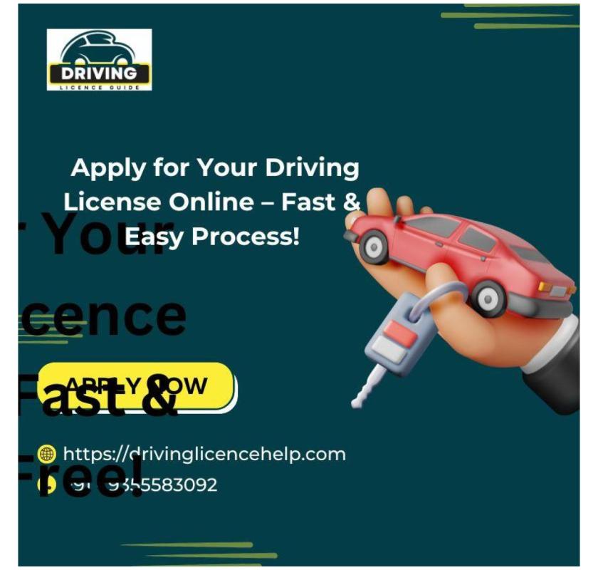 Apply for Your Driving License Online Fast & Easy Process