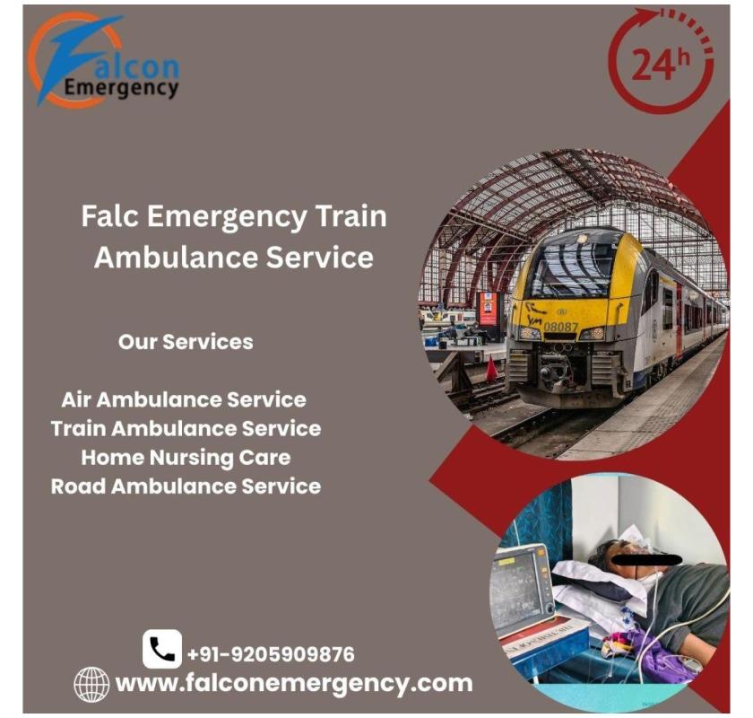 An ambulance for the Falc emergency train in Chennai. The trains are ready for any issue
