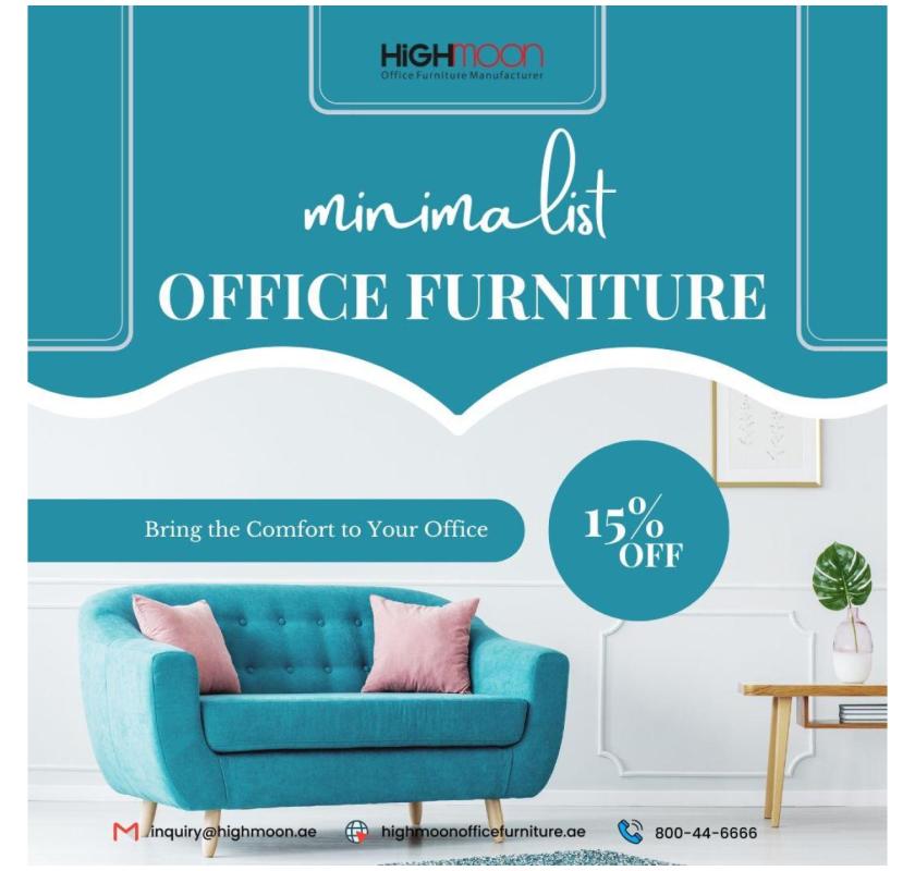 Minimalist Office Furniture – 15% OFF | Highmoon Office Furniture UAE