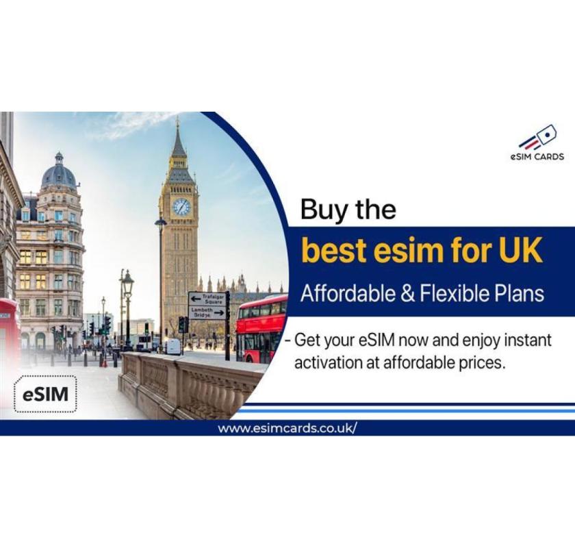 Top eSIM for UK - Activate Instantly!