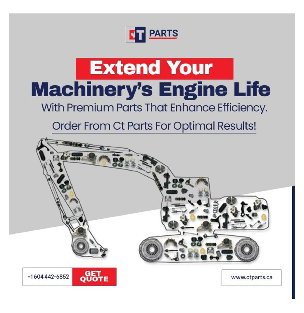 Your Trusted Excavator Parts Supplier!