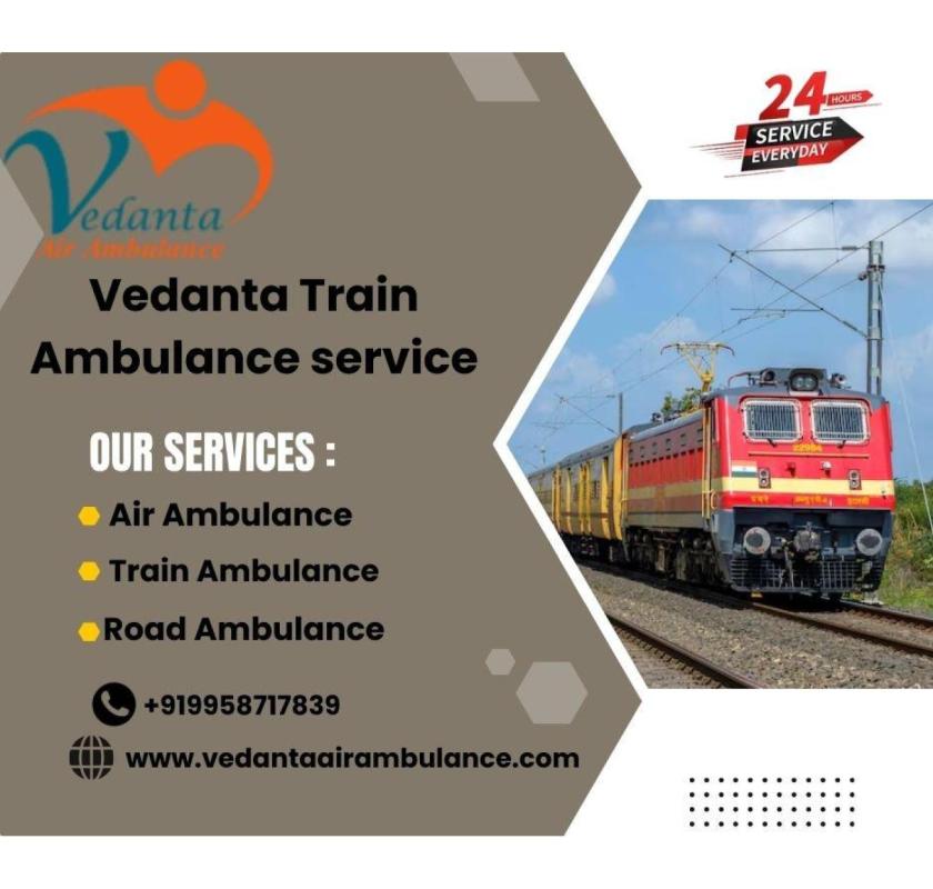 Vedanta Train Ambulance in Raipur controls patient health on long-distance journeys