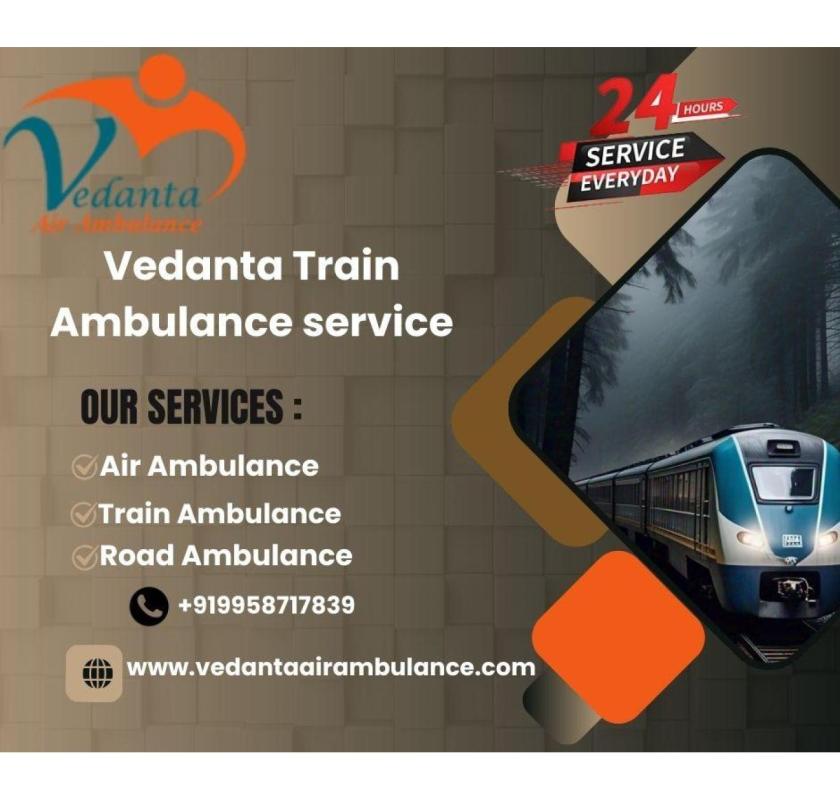 Vedanta Train Ambulance in Kerala is equipped with all the necessary equipment