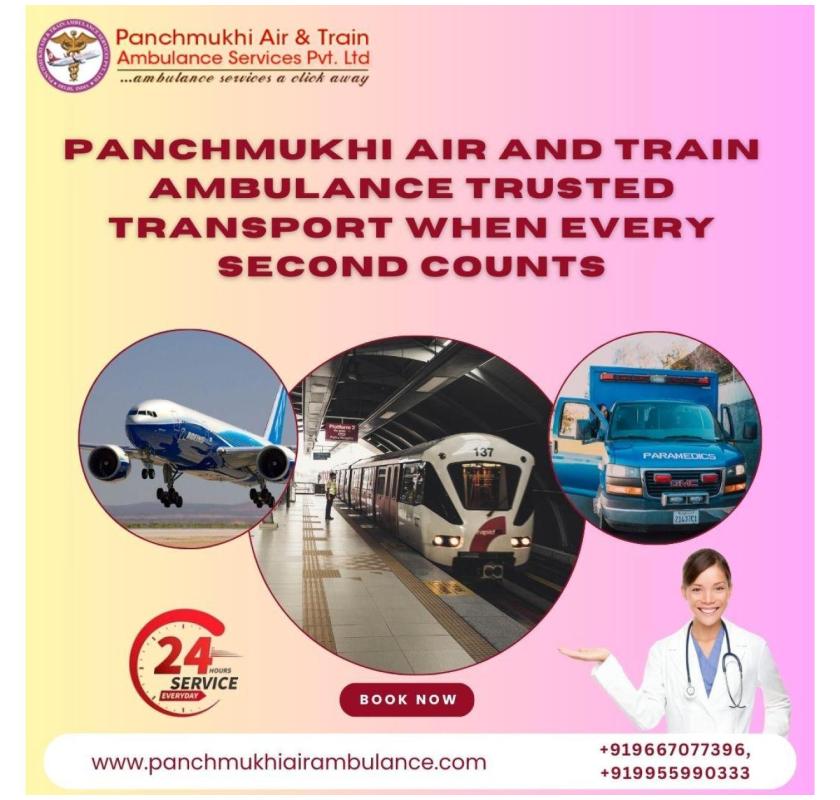 Book Panchmukhi Train Ambulance Services for the best medical amenities in Pune