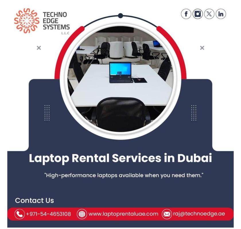 Get the Best Laptop Rental Deals in Dubai Now!