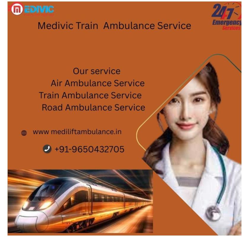  Medivic Offers the Latest Life Support Systems in a Train Ambulance in Siliguri