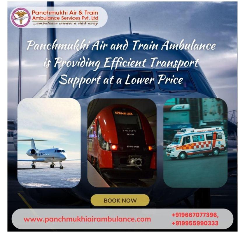 Obtain Panchmukhi Train Ambulance Service in Ranchi to avail efficient way to transport patients 